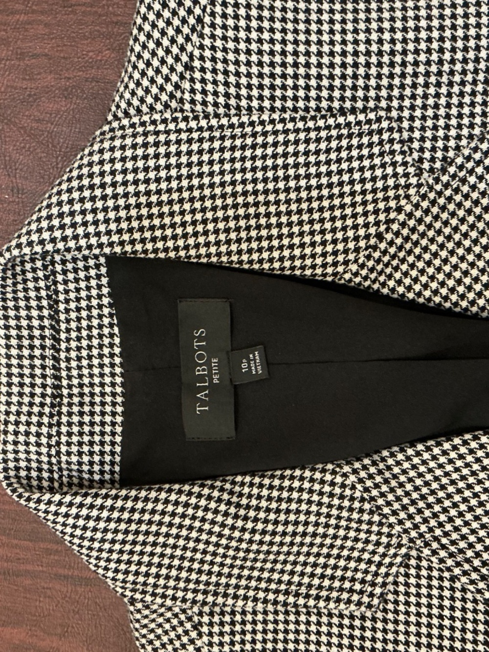 Talbots Houndstooth Jacket - Picture 2 of 3